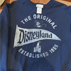 Vintage Disney Parks Navy Blue Sweatshirt size small